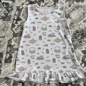 Noomie girls Sleeveless Dress with Cute Print